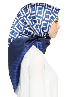 Women'S Smoothy Silk Printed Square Scarf Dupatta 1
