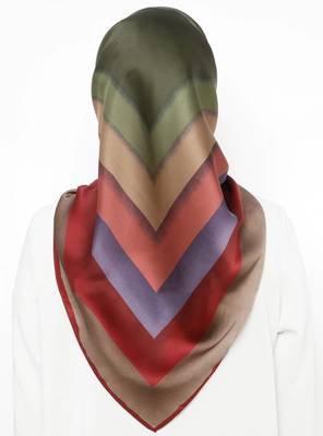 Women'S Occasion Wear Smoothy Silk Square Scarf Hijab Dupatta 3