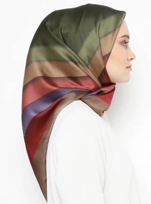 Women'S Occasion Wear Smoothy Silk Square Scarf Hijab Dupatta 4