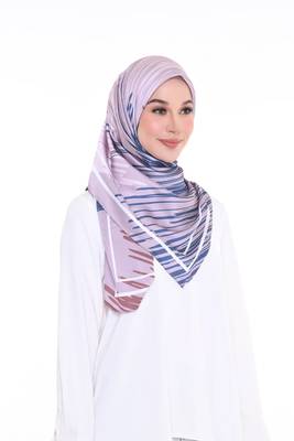 Women'S Daily Wear Printed Smoothy Silk Square Scarf Hijab 1