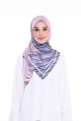 Women'S Daily Wear Printed Smoothy Silk Square Scarf Hijab 3