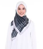Women'S Casual Wear Satin Silk Printed Square Scarf Hijab