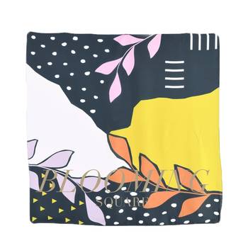 Women'S Daily Wear Printed Smoothy Silk Square Scarf Hijab 4
