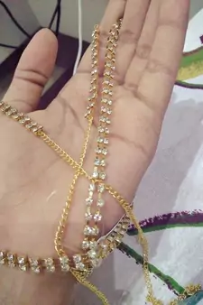 Exclusive Diamond Studed Chained Waist Belt Kamarband Belly Hips Chain