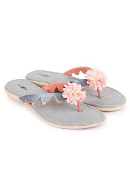 Beautiful Multi color synthetic material flats for women's 1