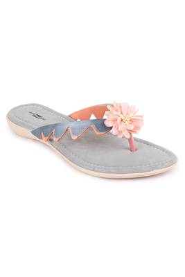 Beautiful Multi color synthetic material flats for women's 3