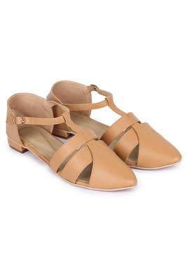 Beautiful  brown closed back flat sandals  5