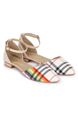 Beautiful multi ankle strap flat sandals  5