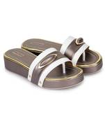 Shezone Beautiful brown  toe separator   flat forms sandals 