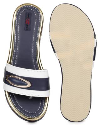 Shezone Beautiful blue  toe separator   flat forms sandals  5