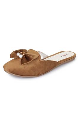 Shezone Beautiful Brown  slip on mules flat sandals  4