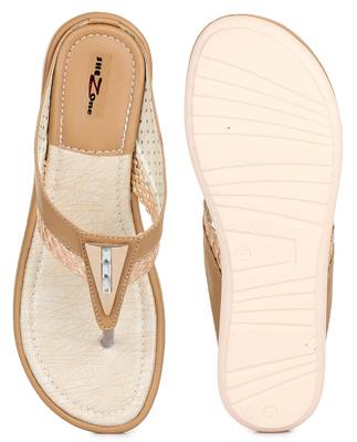 2111_Beige toe separator sandals 4