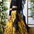 Desiring Yellow Thread With Sequence Embroidered Art Silk Semi Stitched Bridal Lehenga