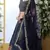 Elegent Navy Blue Coding Embroidered Art Silk Semi Stitched Bridal Lehenga