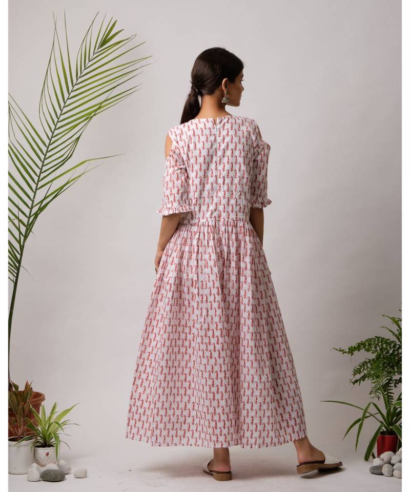 Ambi Cotton Long Dress