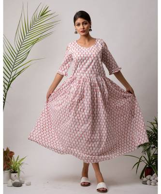 Ambi Cotton Long Dress 1