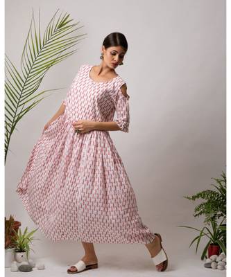 Ambi Cotton Long Dress 3
