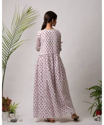 Firdaus Cotton Long Dress 2