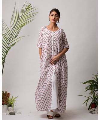Firdaus Cotton Long Dress 1