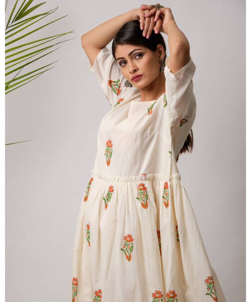 Bombe Cotton Long Dress