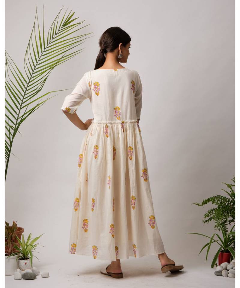 Kaifi Cotton Long Dress