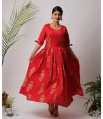 Qorum Cotton Long Dress