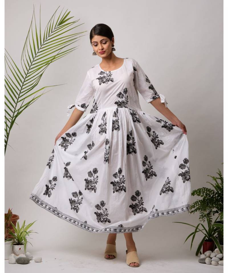 Port Cotton Long Dress