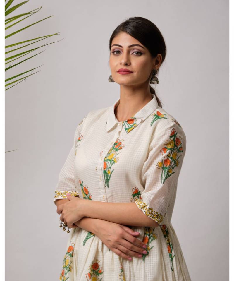 Trema Cotton Long Dress