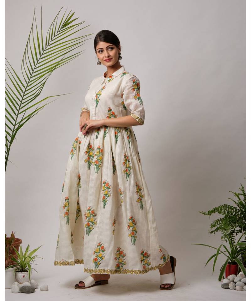 Trema Cotton Long Dress