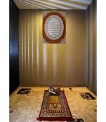 Islamic Wall Frame Muslim Home D  Cor Velevt Coated Frame Ayat Al Kursi 16 Inch * 12 Inch