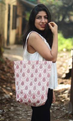 Canvas Hand-printed Shopping Bags 1