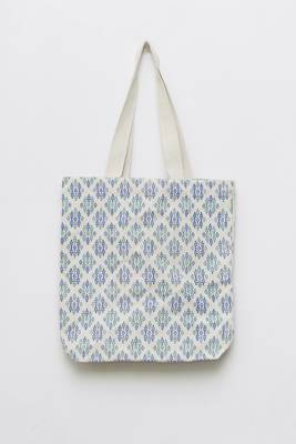 Canvas Handd-printed shopping bag 3