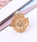 Yellow cubic zirconia pendants