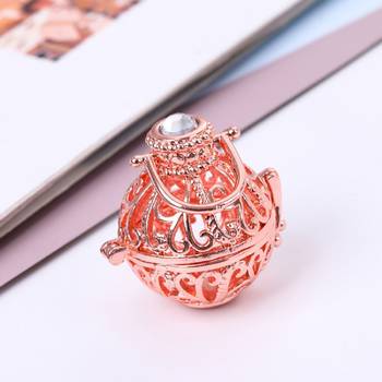 Rose cubic zirconia pendants 1