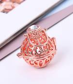 Rose cubic zirconia pendants