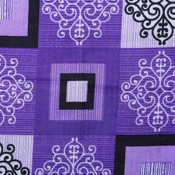 purple Cotton Printed Pillow Covers 3 Sets (6 Pieces) 3