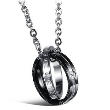 Black cubic zirconia pendants 1