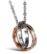 Pink cubic zirconia pendants