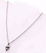 White cubic zirconia pendants