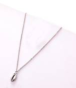 White cubic zirconia pendants