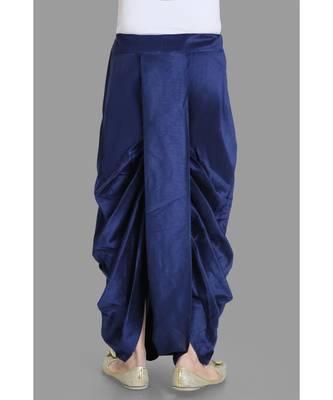 blue  dupion dhoti 2