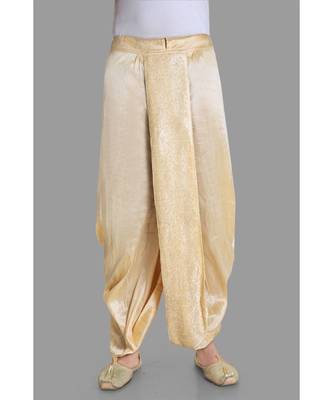 beige  dupion dhoti 1