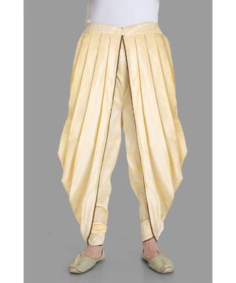 beige  dupion dhoti 1