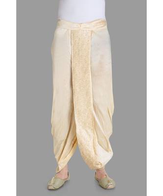 beige  dupion dhoti 1