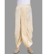 beige  dupion dhoti