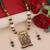 Elegant Traditional Necklace Set Multi Colour Pear Set For Women Girls