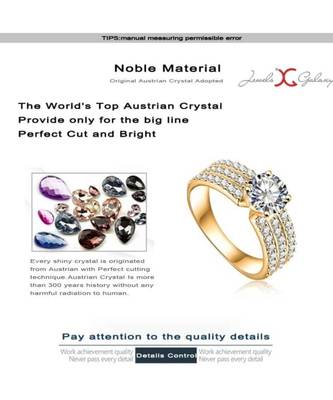 Gold Cubic Zirconia Rings 4