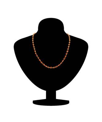 Gold Plated Rudraksh Mala Chain Long 24 Inches For Men 2