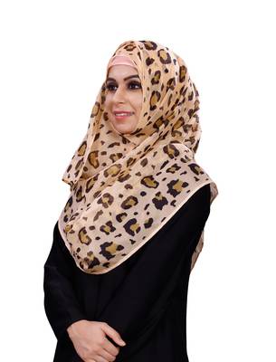 Women'S Daily Wear Printed Tibetian Silk Scarf Hijab 2