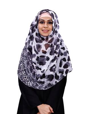 Women'S Animal Printed Tibetian Silk Scarf Hijab Dupatta 3